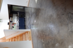 Cement Look Floor with Clear Coat Polyurethane