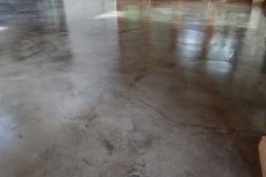 Cement Look Floor with Clear Coat Polyurethane